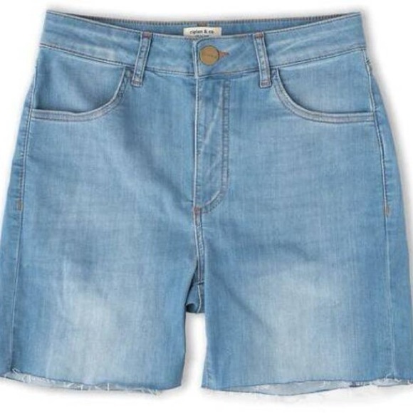 Ripton & Co Denim Light Wash Women's Performance Jorts - Picture 1 of 4